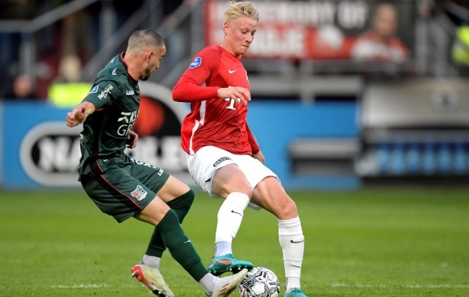Rocco Robert Shein sai karjääris kolmandat korda Hollandi kõrgliigas väljakule  (+ Käit, Tunjov, Igonen) 