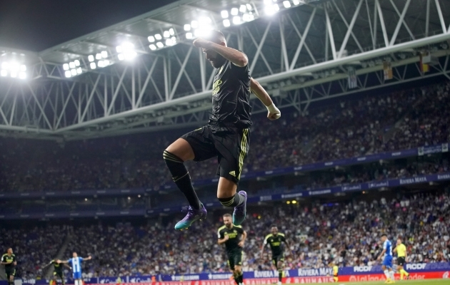 Espanyoli kapteni väravasse sundinud Real Madrid flirtis kibeda viigiga