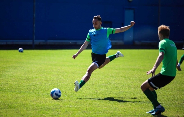 Vladislav Kreida FC Flora treeningul 2022. aasta suvel. Foto: Mauri Levandi