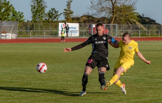 VAATA JÄRELE: Kalju jäi ka teisel katsel Kuressaares võiduta