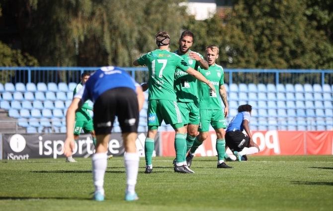 VAATA JÄRELE: Levadia võttis hilinenud mängus kindla võidu, Trawally punase kaardi