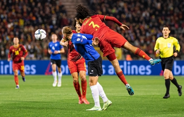 Viimased viis kuud mängupraktikata olnud Belgia keskkaitsja teenis koondisekutse