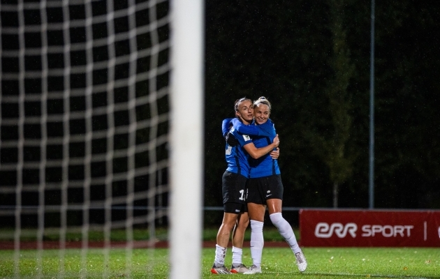 Kristina Bannikova ja Kairi Himanen on Balti turniiri v&otilde;idur&otilde;&otilde;mu juba tunda saanud. Foto: Brit Maria Tael