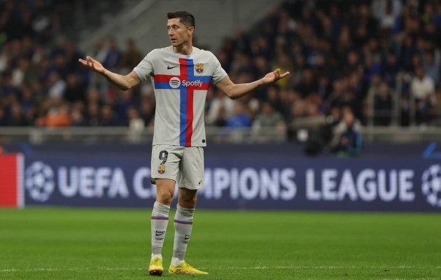 Robert Lewandowski j&auml;i eelmisel n&auml;dalal kuivale. Kuidas l&auml;heb sel korral? Foto: Scanpix / Fabrizio Carabelli / IPA / SIPA