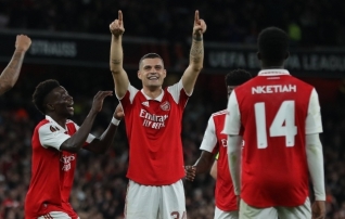Xhaka tabamus viis Arsenali võidule, Londoni klubi jätkab alagrupis täiseduga