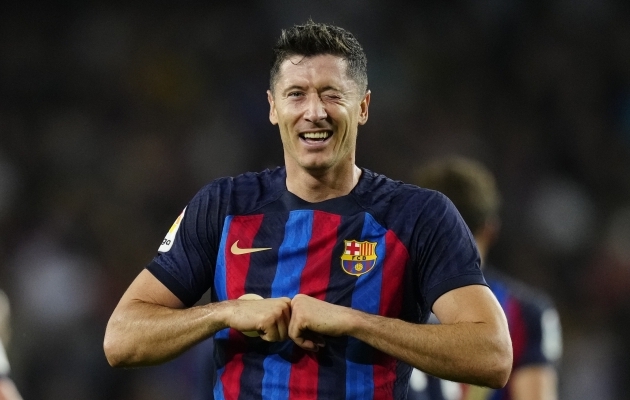 Barcelona uputas Kollase Allveelaeva, Lewandowskilt kaks tabamust