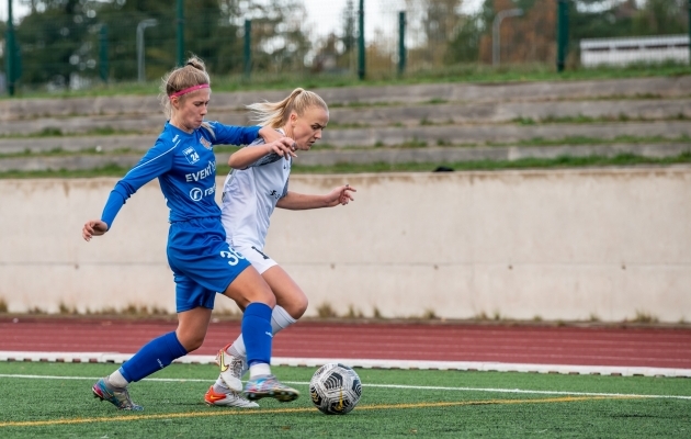 Tabasalu eest skoorinud Anette Salei j&auml;i kohtumise j&auml;rel optimistlikuks. Foto: Liisi Troska