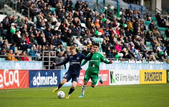 Paide kannatas Levadia surve ära ja lõi end üleajal võidule