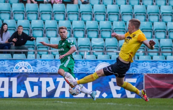 VAATA JÄRELE: Levadia võttis end kokku ja otsustas mängu saatuse jõulise lõpuga