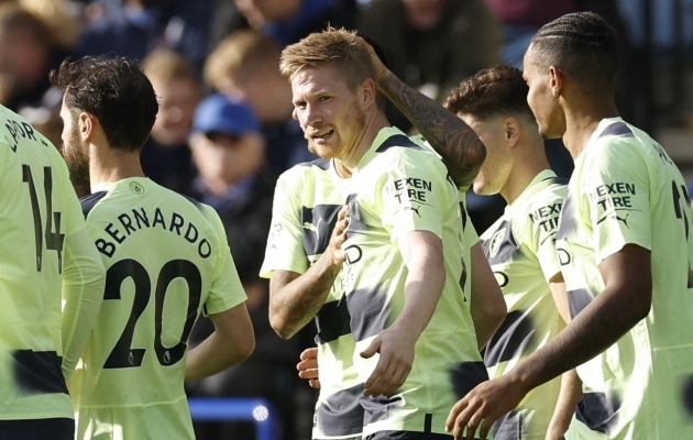 Haalandi puudumisel hoolitses meistriteose eest de Bruyne