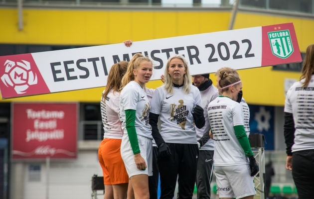 Tipphetked ja galerii: kuldne Flora alistas Sportingu ja läbis hooaja kaotuseta