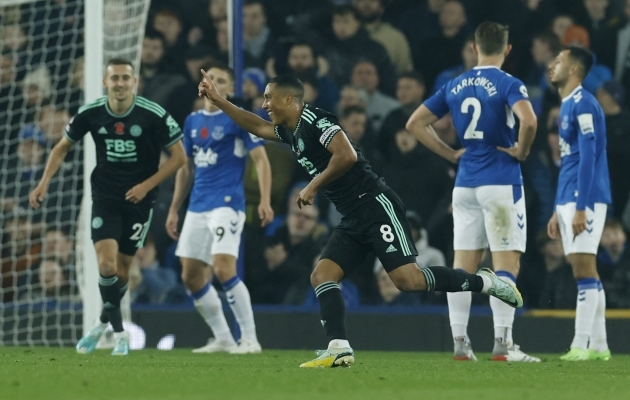 Youri Tielemans lõi iluvärava ja Leicester alistas Evertoni. Foto: Scanpix / Jason Cairnduff / Action Images / Reuters