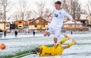 Videod ja galeriid: U21 kaotas lumises Valmieras, U19 rohelises Tallinnas