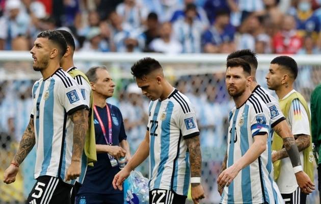 Pettunud argentiinlased. Foto: Scanpix Khlaed / Desouki / AFP
