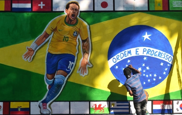 Brasiilia loodab 20-aastase pausi järel karika koju viia. Foto: Scanpix /  Sudipta / DasPacific / ZUMA Press Wire