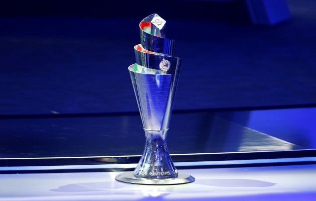UEFA Rahvuste liiga karikas. Foto: Scanpix / Pierre Albouy / Reuters