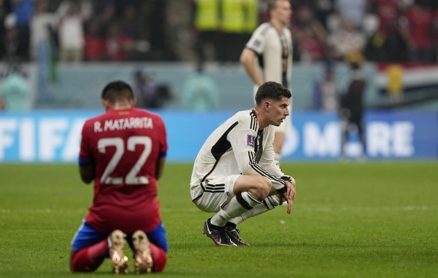 Mängu järel olid löödud nii Costa Rica kui Saksamaa, sest kumbki ei pääsenud edasi. Foto: Scanpix / Martin Meissner / AP Photo
