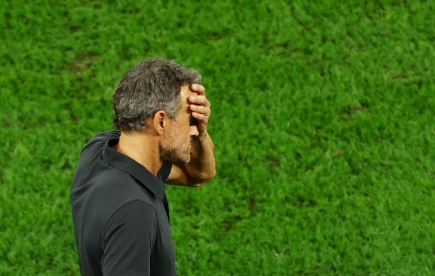 Luis Enrique ja Hispaania koondise MM lõppes kaheksandikfinaalis. Foto: Scanpix / Lee Smith / Reuters