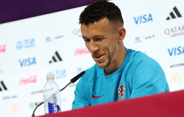 Horvaatia koondise ääreründaja Ivan Perišic. Foto: Scanpix / Tolga Bozoglu / EPA