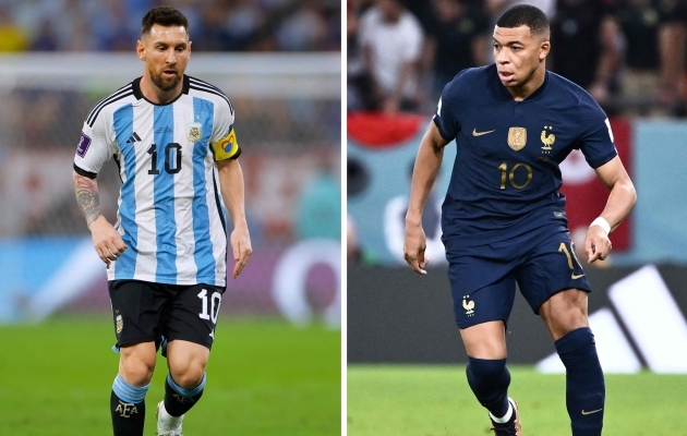 Argentina ja Prantsusmaa vahelise finaalmatši eel räägitakse enim Lionel Messi ja Kylian Mbappe duellist. Aga vähemalt sama olulised on koondiste erinevad taktikad ja ülitähtsad pisiasjad. Foto: Scanpix / Odd Andersen / Jewel Samad / AFP
