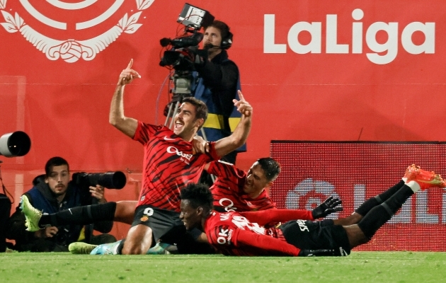 Mallorca jõudis võidusadamasse alles lõpuminutil, Espanyol ja Girona pakkusid põneva viigipartii