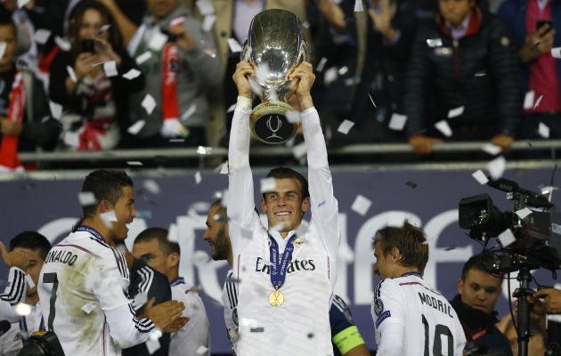 Gareth Bale võitis Real Madridiga 19 karikat. Foto: Scanpix / Kirsty Wigglesworth / AP Photo