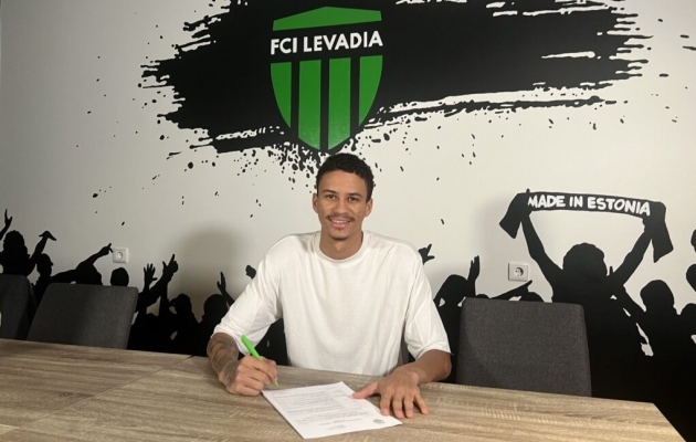 FCI Levadia uus täiendus Heitor Marinho dos Santos kuulus varem Brasiilia kõrgliigaklubi Gremio ridadesse. Foto: FCI Levadia