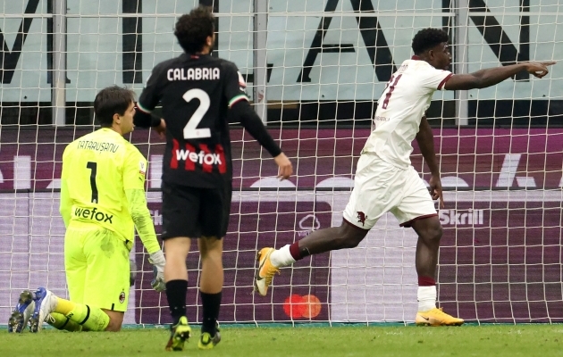 50 minutit kümnekesi mänginud Torino pani AC Milani lisaajal supervahetustega selili