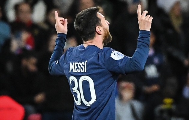 Messi naasis puhkuselt väravaga. Foto: Scanpix / Matthieu Mirville / ZUMA Press