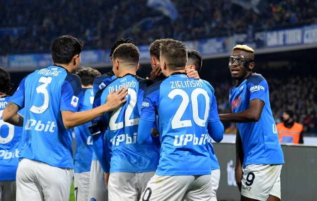 Napoli pani Juventuse magama - sinisärgid võitsid 5:1. Foto: Scanpix / Alberto Pizzoli / AFP