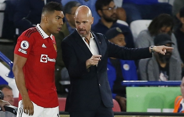 Ten Hag: võitsime Arsenali ka ilma Casemirota ja peame nüüd sama tegema