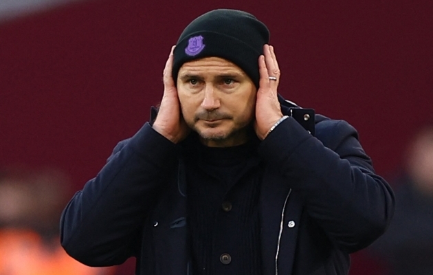 Frank Lampard ei ole enam Evertoni peatreener. Foto: Scanpix / Action Images via Reuters / Mathew Childs