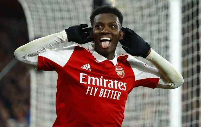 Arsenal lõi Manchester Unitedi tiitliheitlusest lõplikult välja? Võiduvärav sündis 90. minutil