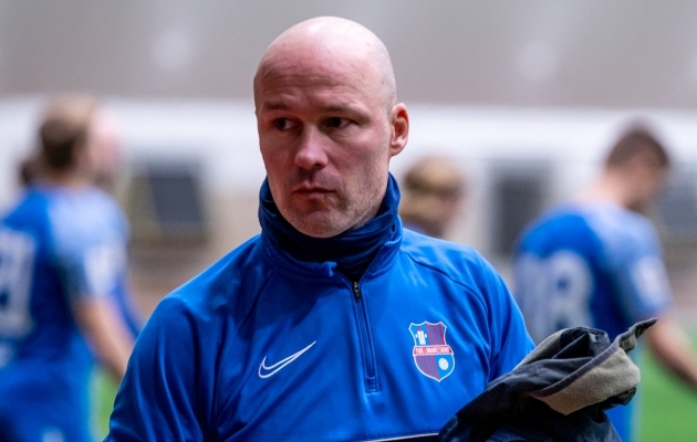 Paide Linnameeskonna peatreener Karel Voolaid. Foto: Liisi Troska / jalgpall.ee