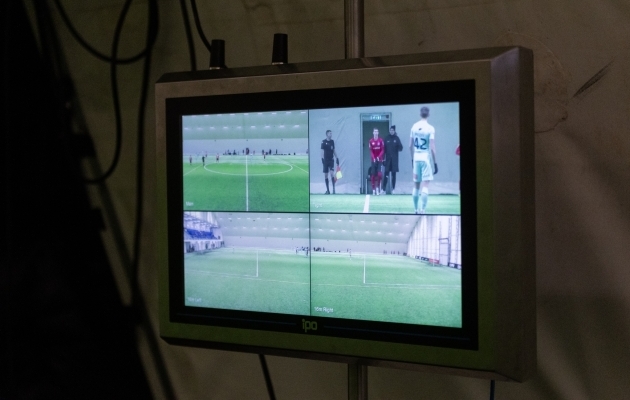 VAR-i testimine on jalgpallihallis nädalavahetustel täies hoos. Foto: Brit Maria Tael