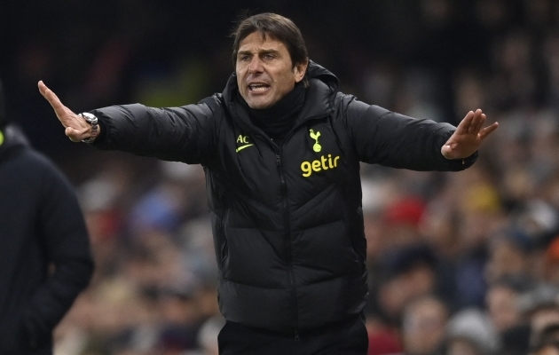 Antonio Conte ei saa ilmselt Manchester City vastu Tottenhami platsi ääres juhendada. Foto: Scanpix / Tony Obrien / Reuters
