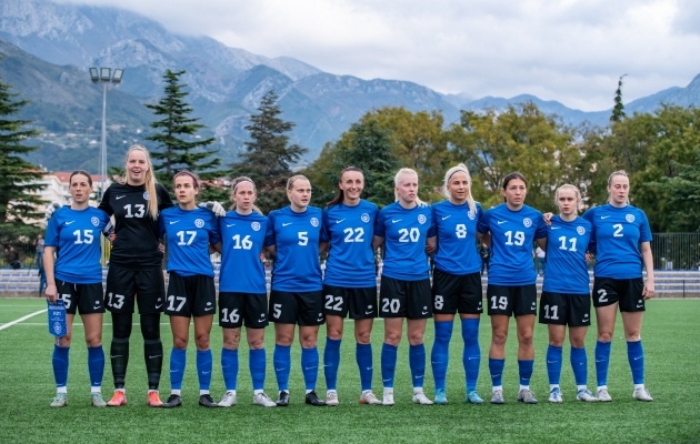 Viimati mängis Eesti naiste koondis Montenegros. Foto: Liisi Troska / jalgpall.ee