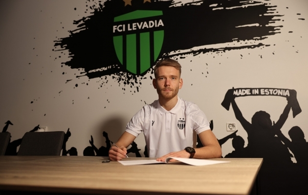 Henri Väljast sai Tallinna FCI Levadia mängija. Foto: FCI Levadia