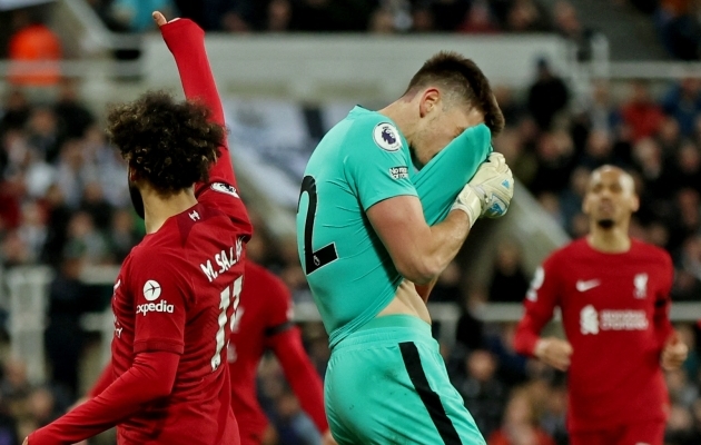 Nick Pope'i v&auml;&auml;ratus v&otilde;ib Newcastle'ile v&auml;ga kalliks maksma minna. Foto: Scanpix / Action Images via Reuters / Lee Smith