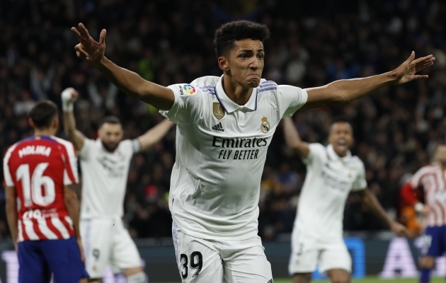 18-aastane Alvaro Rodriguez kerkis Real Madridi kangelaseks. Foto: Scanpix / Juanjo Martin / EPA