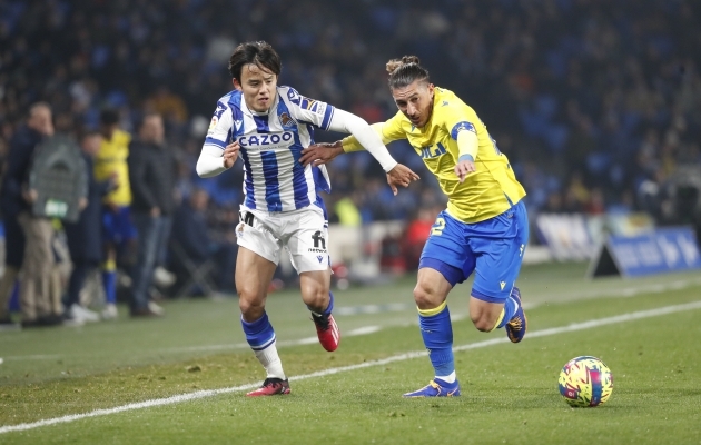 Sociedad kaotas Cadizile punkte ning mängis trumbid Atletico Madridi kätte
