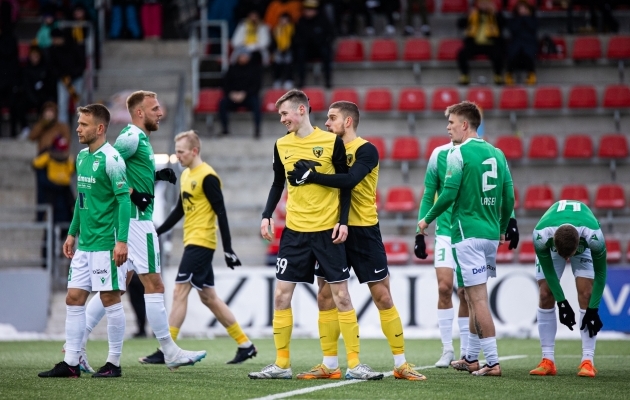 Vaprus sepistas 0:0 viigiga Levadia vastu suure &uuml;llatuse. Foto: Jana Pipar