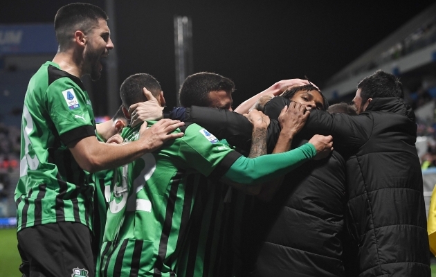 Sassuolo lubas endale pärast kahte väravat uinaku ja ärkas alles lõpuminutitel