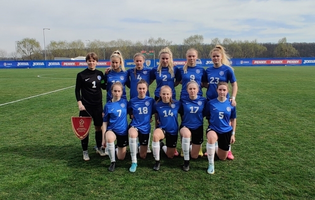 Valus: Eesti U17 tüdrukute noortekoondis pidi võõrustajariigilt vastu võtma napi kaotuse