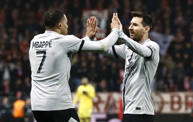 Messi ja Mbappe duo päästis PSG-le üleminutite võidupunktid