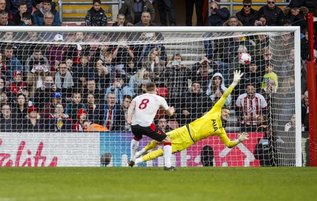 James Ward-Prowse lõi 90+3. minutil Southamptoni 3:3 viigivärava. Foto: Scanpix / AP Photo / David Cliff