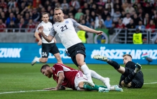 LOE JÄRELE: Hein tõrjus taas penalti, kuid Eesti EM-peaproov lõppes napi kaotusega Ungarile