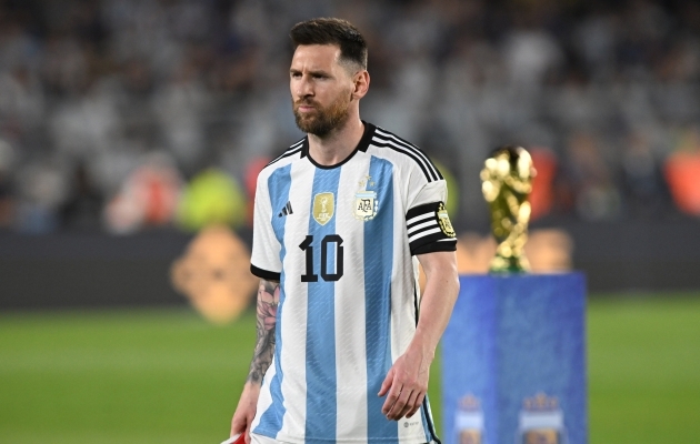 Lionel Messi jõudis järjekordselt ühe maagilise tähiseni. Foto: Scanpix / Luciano Bisbal / Action Plus Sport via ZUMA Press Wire