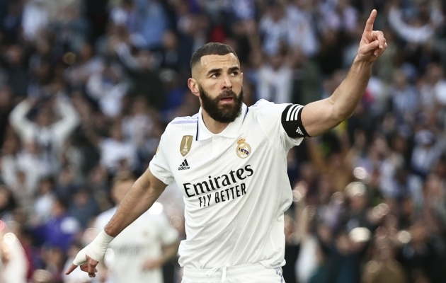 Benzema lõi seitsme minutiga kolm, Madrid hävitas koduplatsil Valladolidi