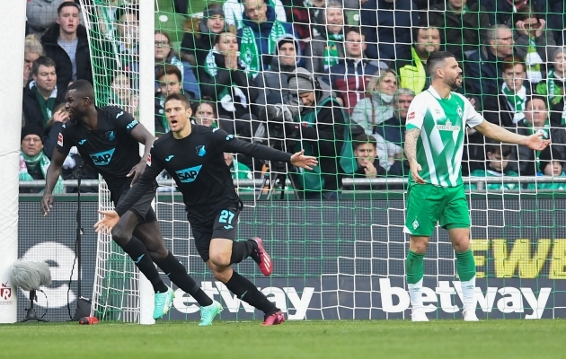 Teisel poolajal ärganud Hoffenheim võttis Werderi skalbi